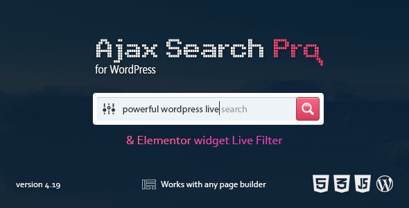 Ajax Search Pro For WordPress – Live Search Plugin 4.26.2