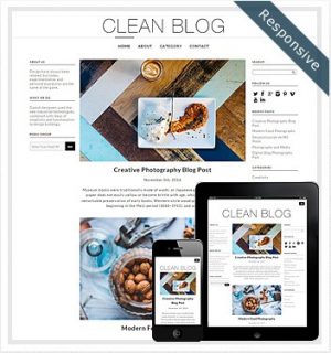 Dessign Clean Blog Responsive WordPress Theme 2.0.1