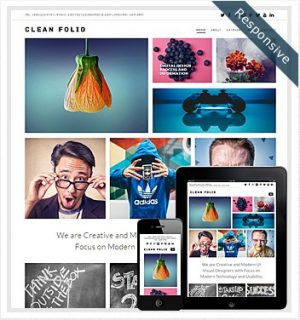 Dessign Clean Folio Responsive WordPress Theme 2.0.1