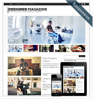 Dessign Designer Mag Responsive WordPress Theme 2.0
