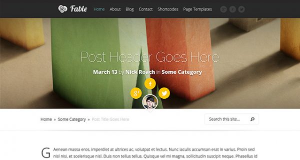 Elegant Themes Fable WordPress Theme 1.7.14