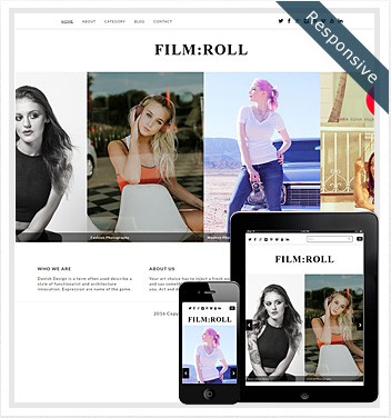 Dessign Film Roll Responsive WordPress Theme 2.0.1