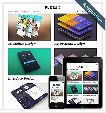 Dessign Flow Responsive WordPress Theme 2.0.1