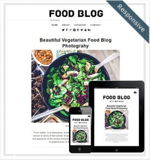 Dessign Food Blog Responsive WordPress Theme 2.0.1