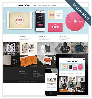 Dessign Freelancer Responsive WordPress Theme 2.0.1