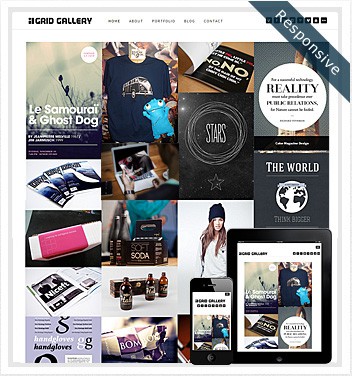Dessign Grid Gallery Responsive WordPress Theme 2.0