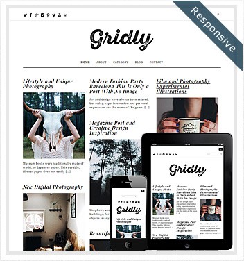 Dessign Gridly Responsive WordPress Theme 2.0.2