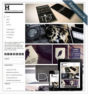 Dessign Horizontal Grid Responsive WordPress Theme 2.0