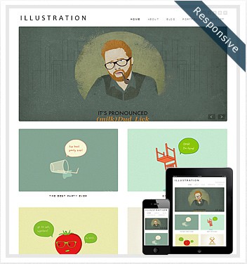 Dessign Illustration Responsive WordPress Theme 2.0