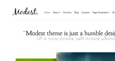 Elegant Themes Modest WordPress Theme 3.9.13