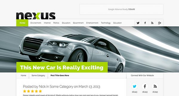 Elegant Themes Nexus WordPress Theme 1.7.14