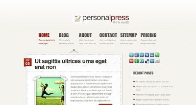 Elegant Themes PersonalPress WordPress Theme 4.7.13
