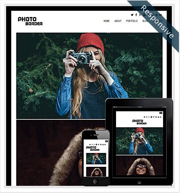 Dessign Photo Border Responsive WordPress Theme 2.0.1