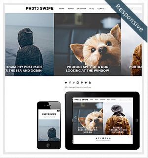 Dessign Photo Swipe Responsive WordPress Theme 2.0