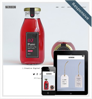 Dessign Screen Responsive WordPress Theme 2.0.1