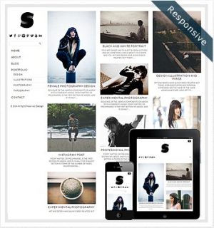 Dessign Side Grid Responsive WordPress Theme 2.0.1