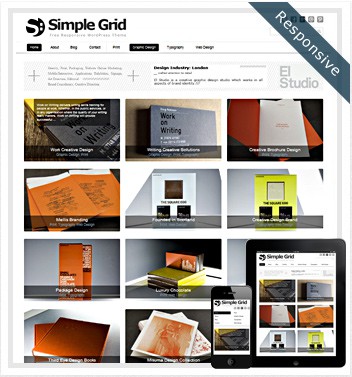 Dessign Simple Grid Responsive WordPress Theme 3.0