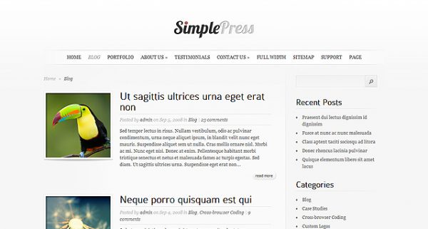 Elegant Themes SimplePress WordPress Theme 5.5.14