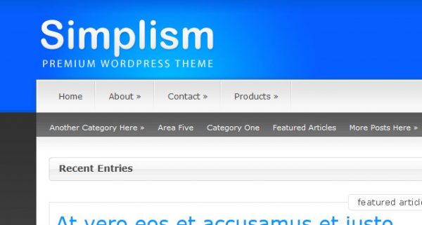 Elegant Themes Simplism WordPress Theme 5.1.11