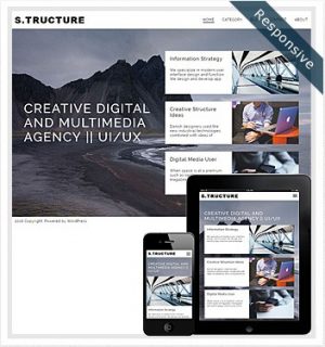 Dessign Structure Responsive WordPress Theme 1.2.1