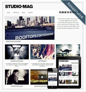 Dessign Studio Mag Responsive WordPress Theme 2.0