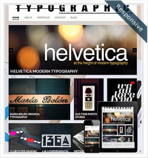 Dessign Typographic Responsive WordPress Theme 2.0