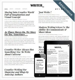 Dessign Writer Responsive WordPress Theme 2.0.1