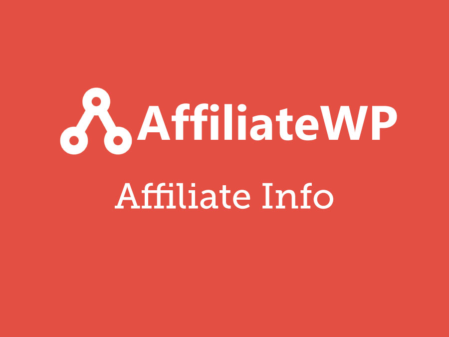 AffiliateWP Affiliate Info Addon 1.2