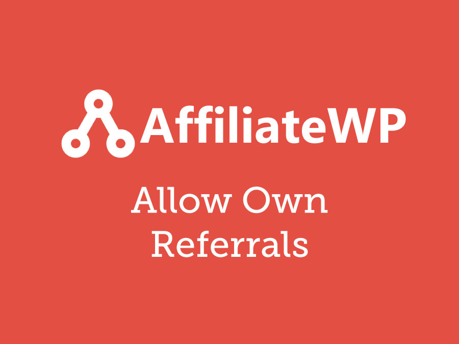 AffiliateWP Allow Own Referrals Addon 1.0.2
