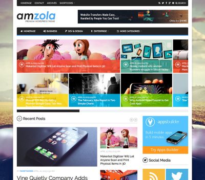 FameThemes Amzola WordPress Theme 1.3.0