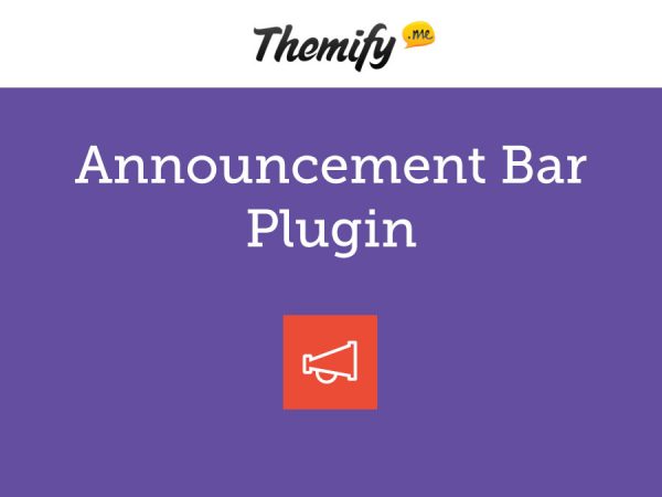 Themify Announcement Bar WordPress Plugin 2.1.6
