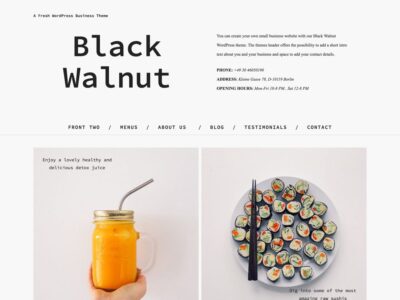 Elmastudio Black Walnut WordPress Theme 1.0.7