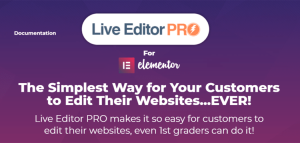 Live Editor PRO for Elementor  1.4.0