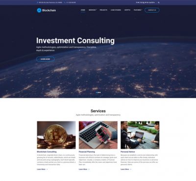 CSSIgniter Blockchain WordPress Theme 1.7.2