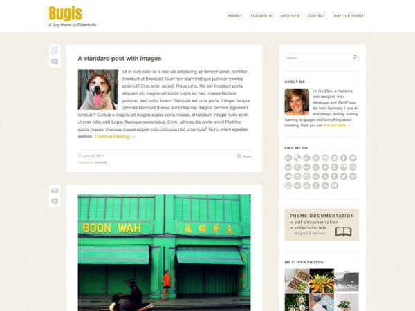Elmastudio Bugis WordPress Theme 1.1.4