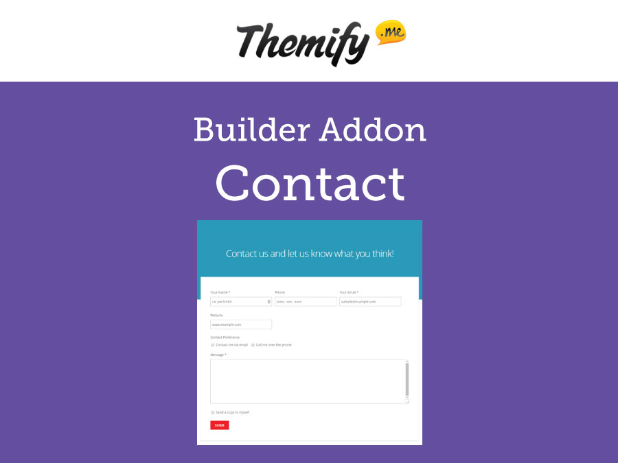 Themify Builder Contact Addon 2.0.8 | WordPress Liga