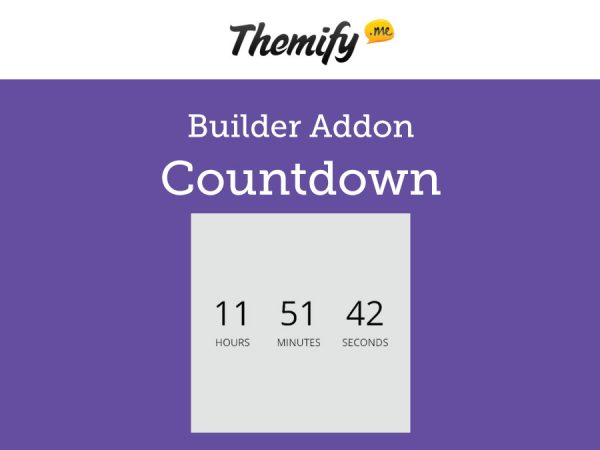 Themify Builder Countdown Addon 2.0.2