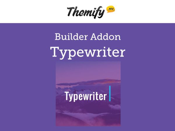 Themify Builder Typewriter Addon 2.0.5 Themify Builder Typewriter Addon 2.0.5