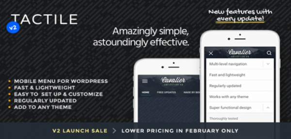 Tactile: WordPress Mobile Menu 2.0