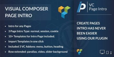 Visual Composer Page Intro 1.1