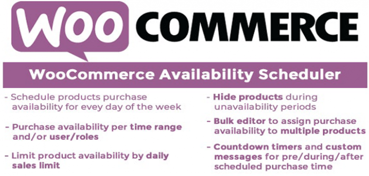 WooCommerce Availability Scheduler 12.3