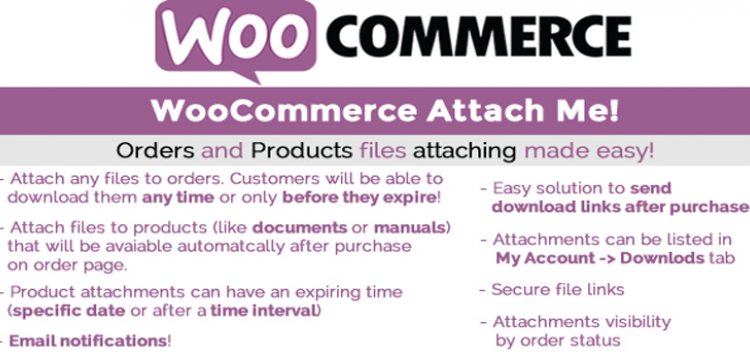 WooCommerce Attach Me! 23.0