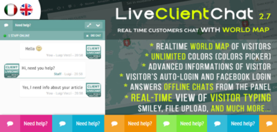 Live Client Chat - Help Chat With Visitors Map 2.7
