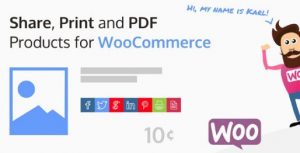 Share, Print and PDF Products for WooCommerce  2.8.2