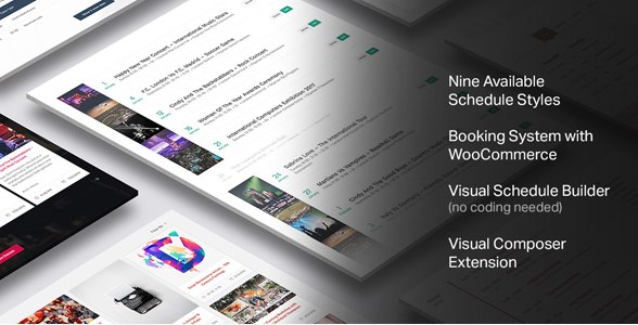 Events Schedule – WordPress Plugin  2.5.9