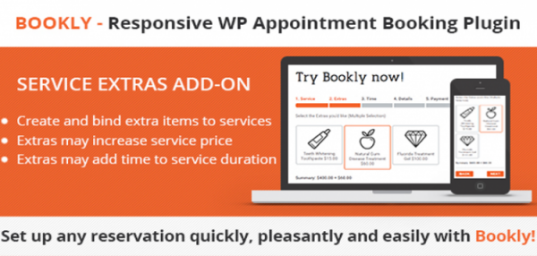 Bookly Service Extras (Add-on)  5.8