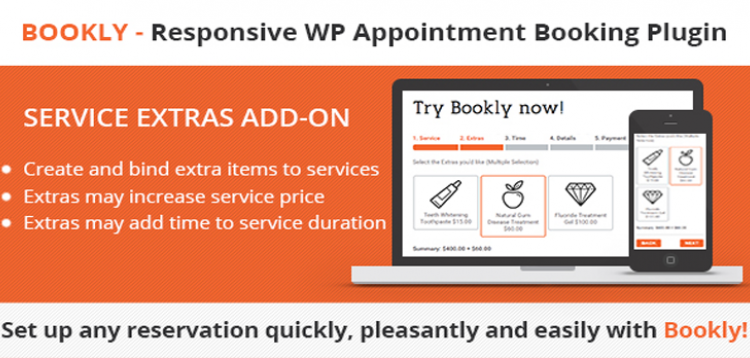 Bookly Service Extras (Add-on)  4.5