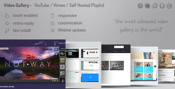 Video Gallery Wordpress Plugin /w YouTube, Vimeo 11721 Video Gallery Wordpress Plugin /w YouTube, Vimeo 11721