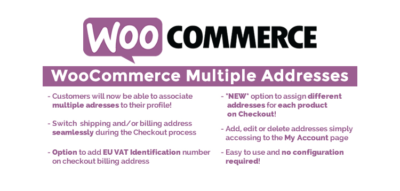 WooCommerce Multiple Customer Addresses 23.9