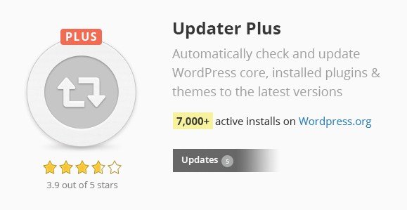 Updater Plus WordPress Plugin 1.45 Updater Plus WordPress Plugin 1.45